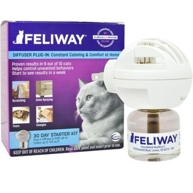Feliway Classic Cat Diffuser and Refill Starter Kit 48ml - The Mutty  Professor